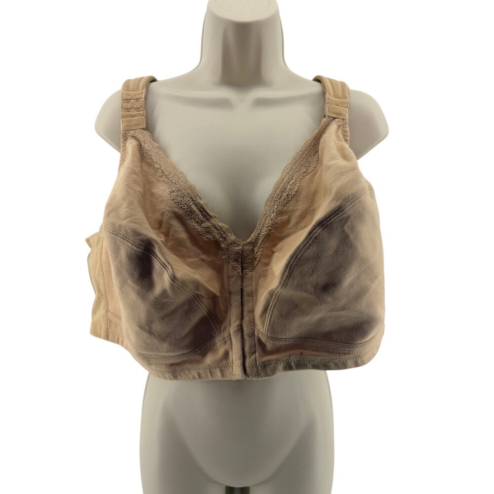 Comfort Choice Womens Bra Full Coverage Beige Wirefree 54C